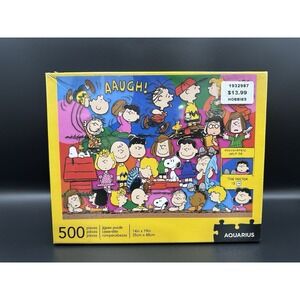 Aquarius 2020 PEANUTS 500 Piece PUZZLE #62-171 New 14" x 19"